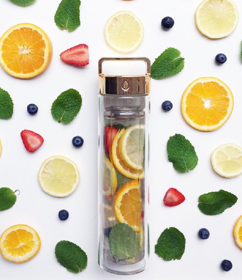 Lemon, Orange, Strawberry, Blueberry & Mint Detox Water // By @hellomissmay
